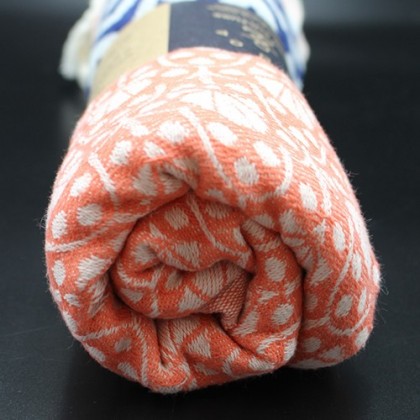 Fouta Peshtemal Jaipur corail - Casa Nomade