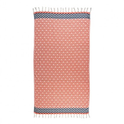 Fouta Peshtemal Jaipur corail - Casa Nomade