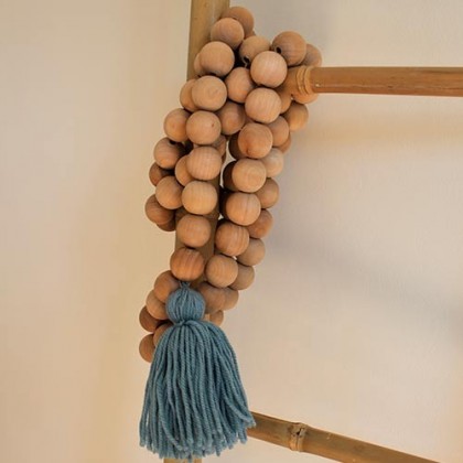 Collier en perles de bois fait main - Casa Nomade