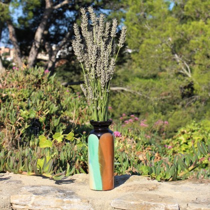 Vase en céramique multicolore fait main - Casa Nomade