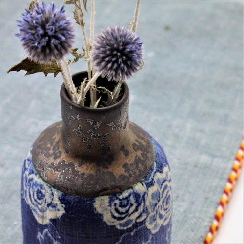 Vase thai en grès fait main col large - Casa Nomade Vase thai en grès fait main col large - Casa Nomade