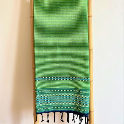 Fouta verte tissée - Casa Nomade