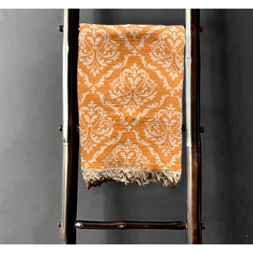 Fouta Peshtemal Jacquard corail Fouta Peshtemal Jacquard corail