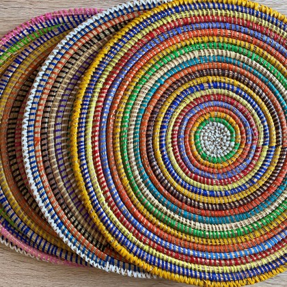 Set de table tressé main multicolore - Casa Nomade