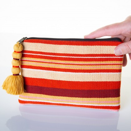 Trousse en coton tissée main Guatemala
