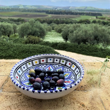 Saladier bobun violet en céramique fait main - Casa Nomade