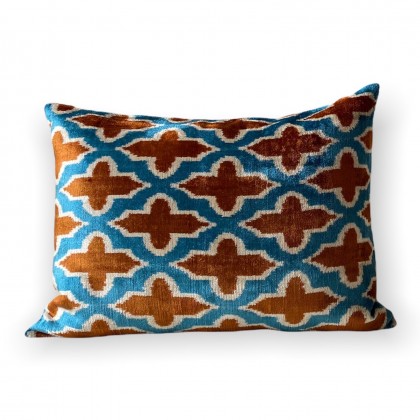 Housse de coussin ikat...