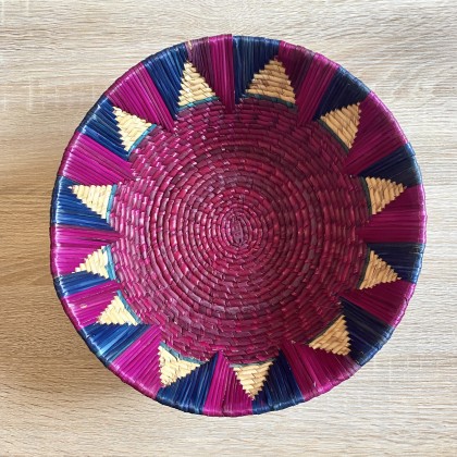 Corbeille tressée africaine
