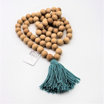 Collier en perles de bois...