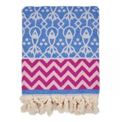 Fouta Peshtemal bleu
