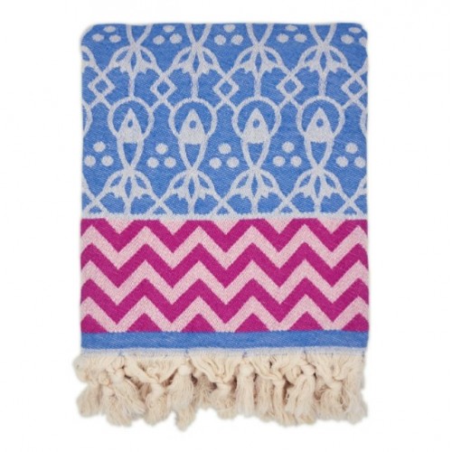 Fouta Peshtemal bleu Fouta Peshtemal bleu