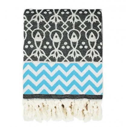 Fouta Peshtemal noir