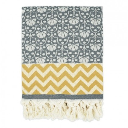 Fouta Peshtemal gris