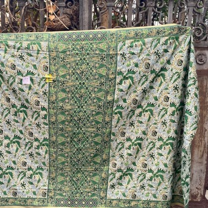 Sarong traditionnel batik Mérak kaki en coton - Casa Nomade