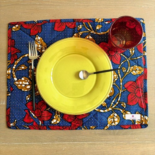 Set de table en wax Ndox - Casa Nomade Set de table en wax Ndox - Casa Nomade