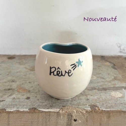 Tasse en faïence Rêve faite main - Casa Nomade Tasse en faïence Rêve faite main - Casa Nomade