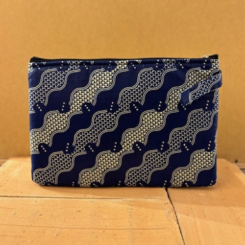 Pochette zippée en wax Duus - Casa Nomade