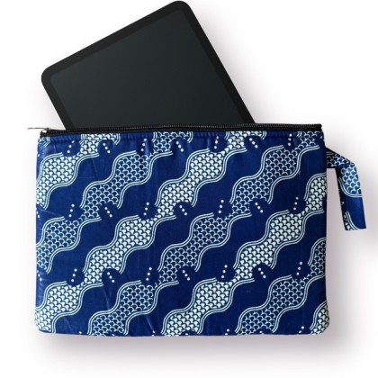 Pochette zippée en wax Duus - Casa Nomade