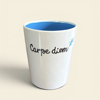 Mug Carpe Diem en faïence...