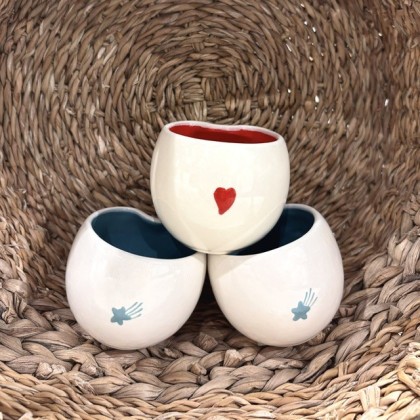 Tasse Etoile en faïence faite main - Casa Nomade